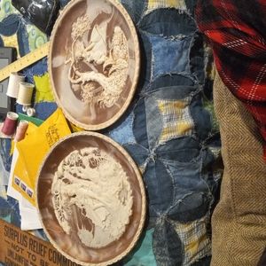 Collector plates. Numbered and signed.